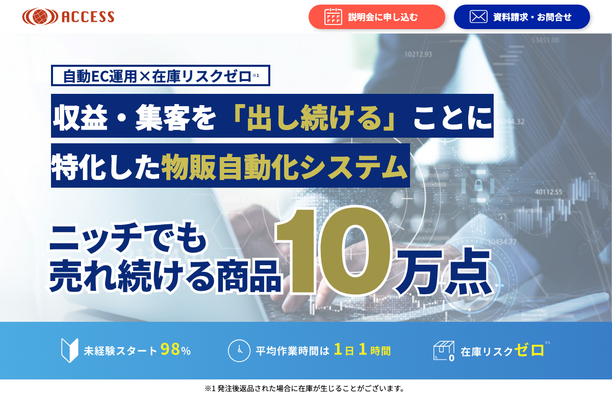 物販システム「アクセス」