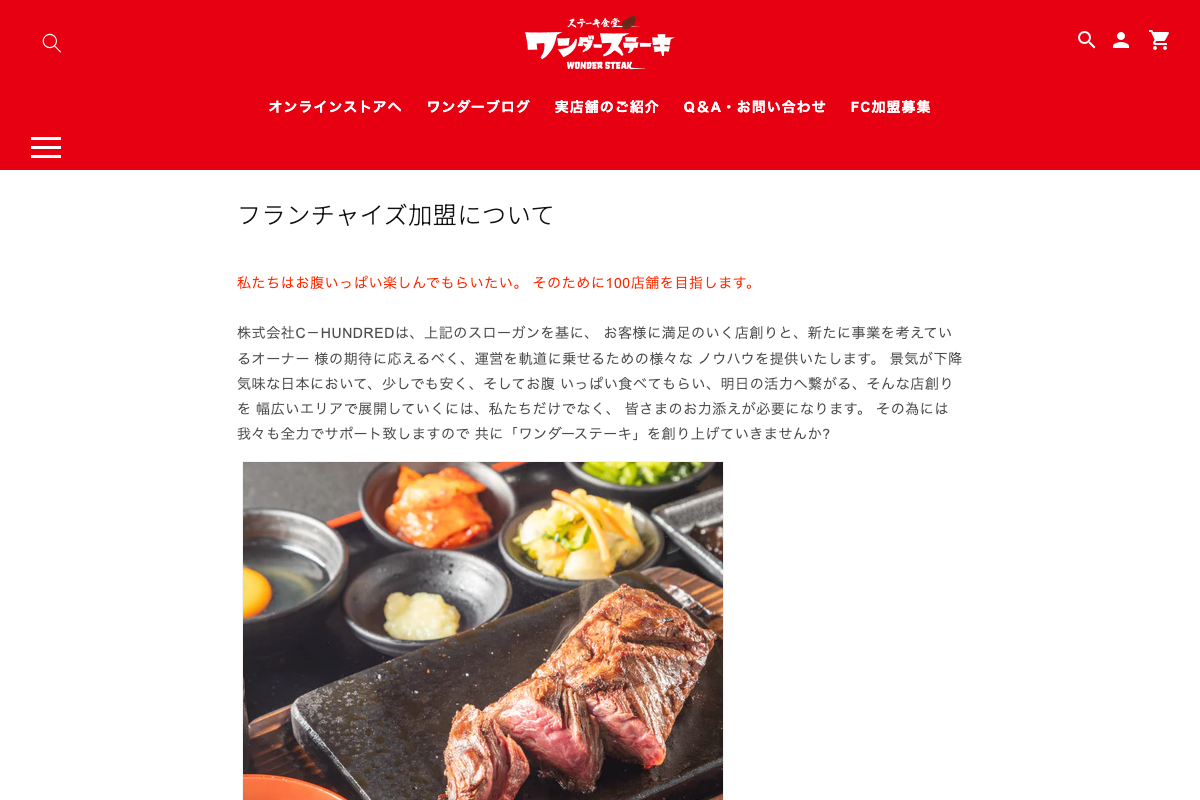 ワンダーステーキ